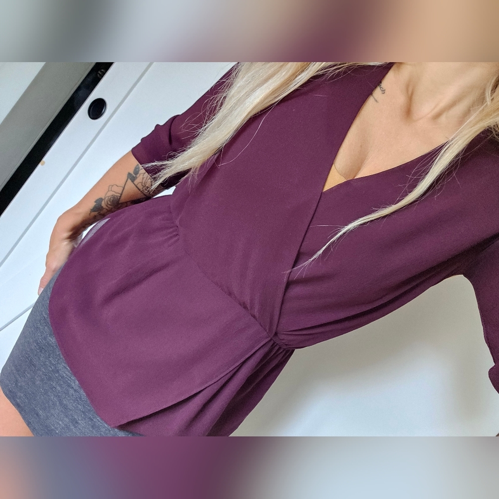 Silk Aritzia Babaton blouse xxs Like new